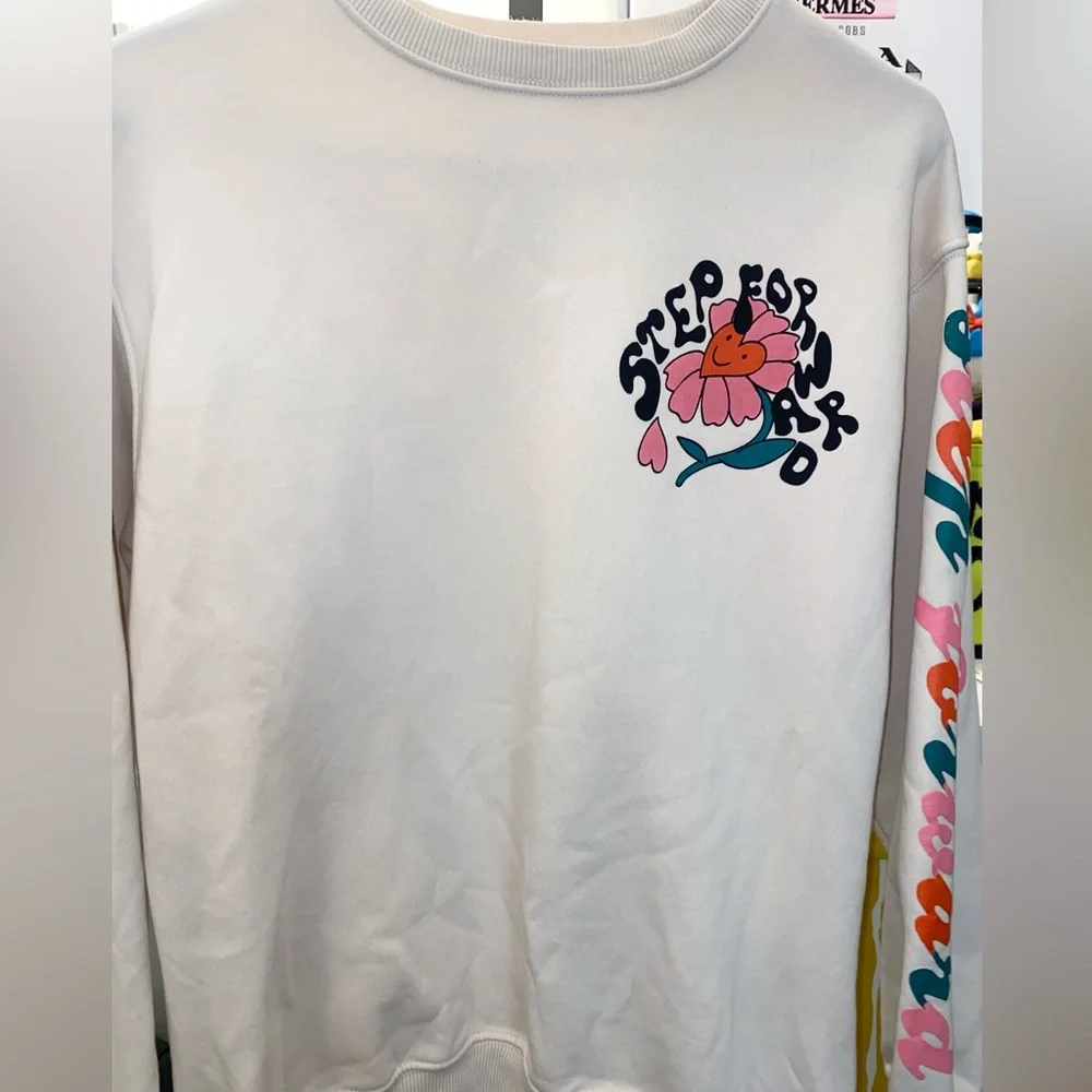 Bershka Oversized Crewneck Sweatshirt “Step Forward” ECU!